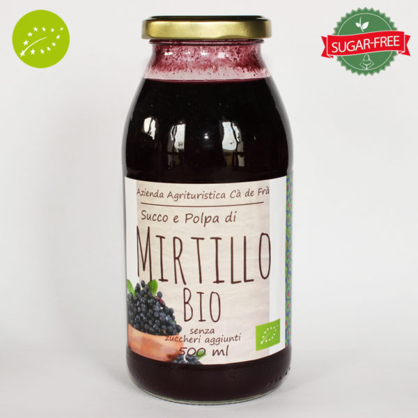 Succo Puro di Mirtillo del Cimone Bio