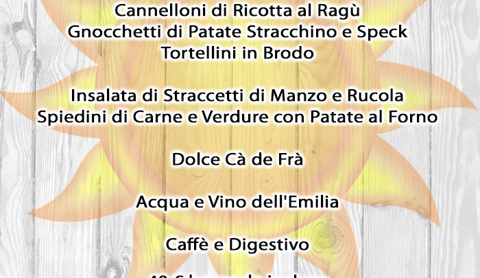 Menu Bio-Ferragosto 2020